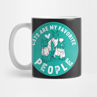 Cats are My Favorite People — Original Illustration series Mug